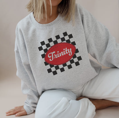 Trinity Checkered Football Pullover