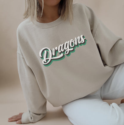 Southlake Dragons Retro Pullover