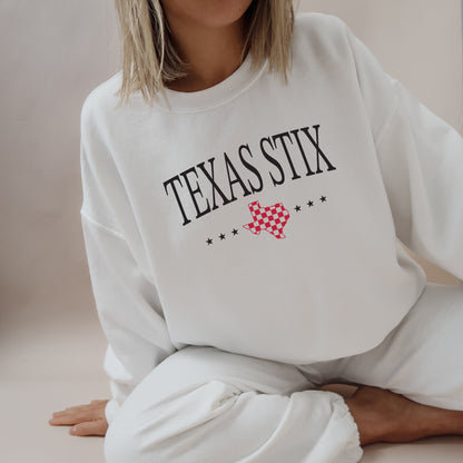 Texas Stix Checkered TX Logo Pullover