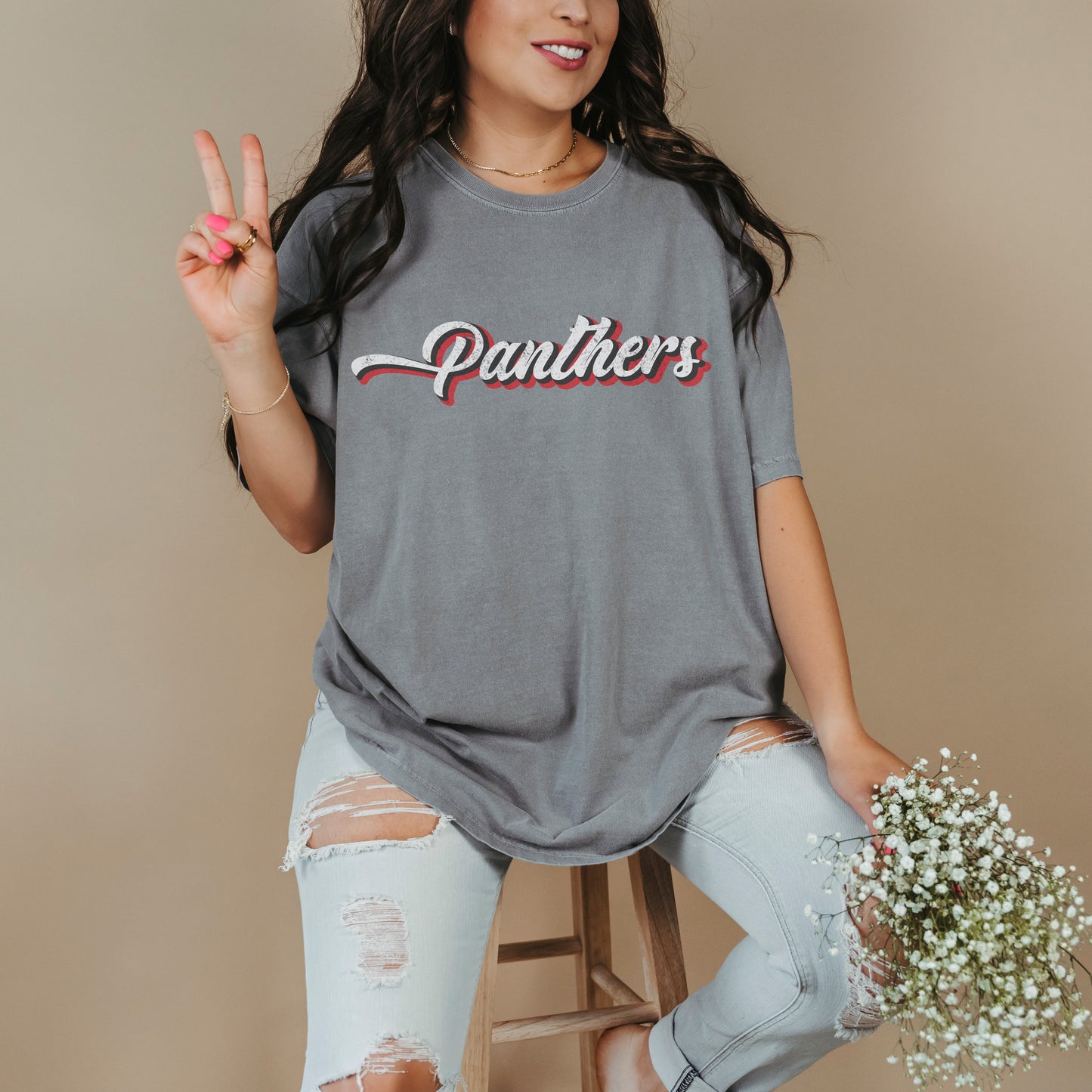 Colleyville Panthers Retro Tee