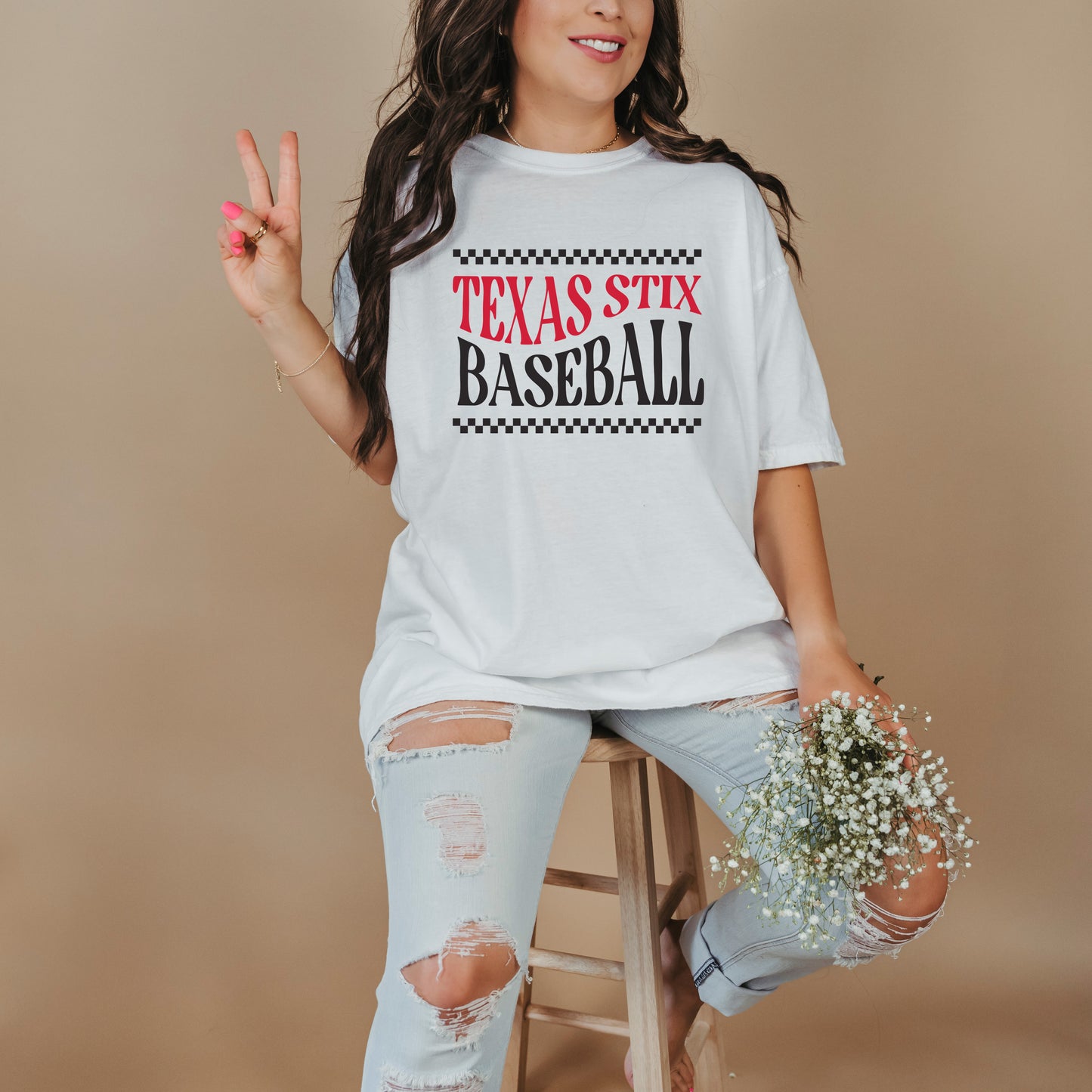 Texas Stix Baseball Tee